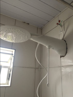 Instalação de chuveiro depois da adequação